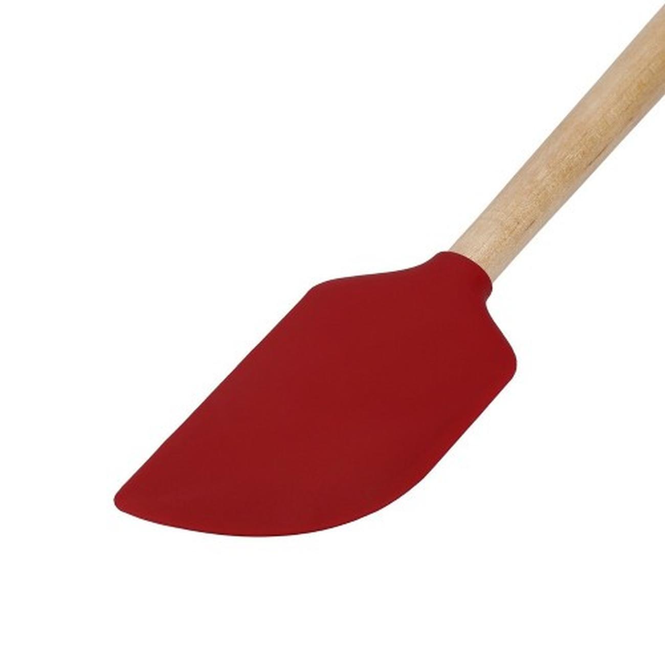 ka-birchwood-scraper-spatula-empire-red - KitchenAid Birchwood Scraper Spatula Empire Red