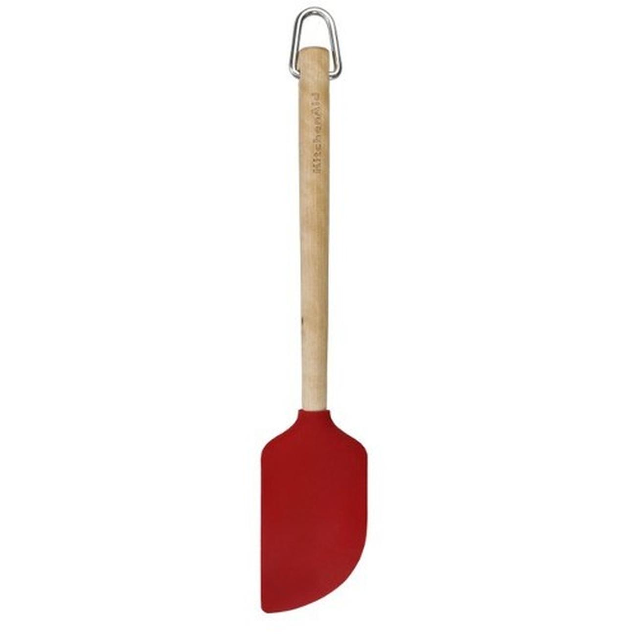 ka-birchwood-scraper-spatula-empire-red - KitchenAid Birchwood Scraper Spatula Empire Red