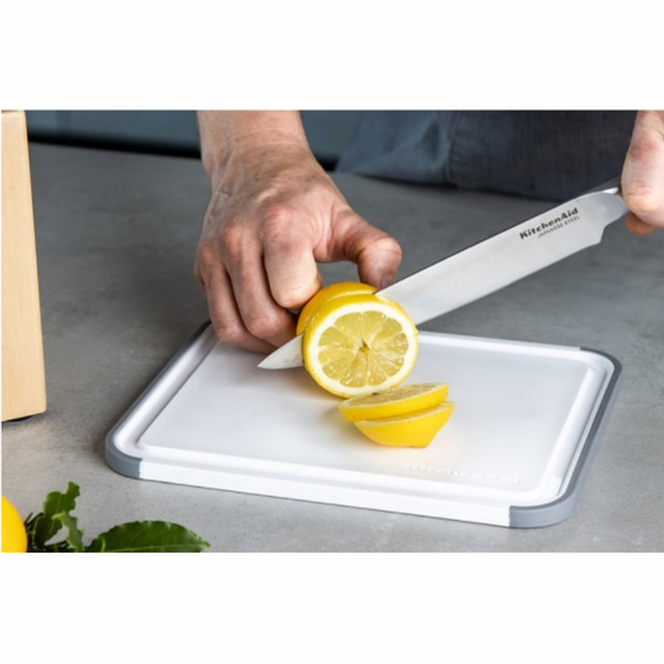 KitchenAid Classic Non-slip Chopping Board 20 x 25cm