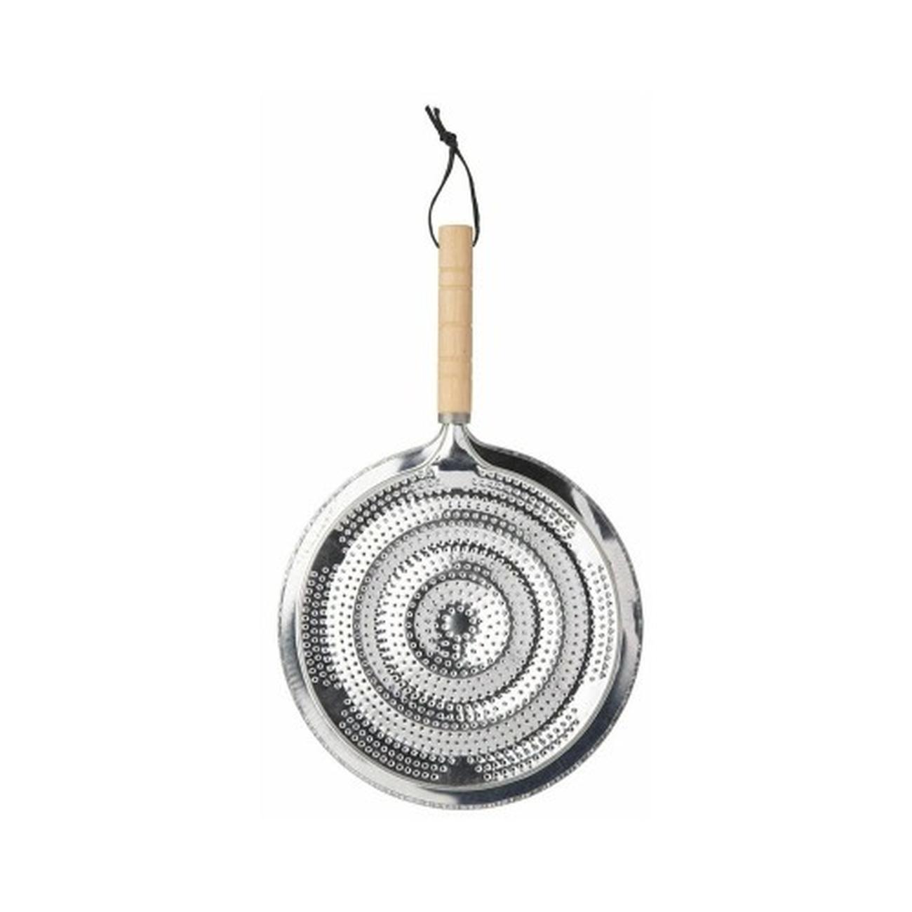 kc-21cm-simmer-ring-wooden-handle - KitchenCraft 21cm Simmer Ring With Wooden Handle