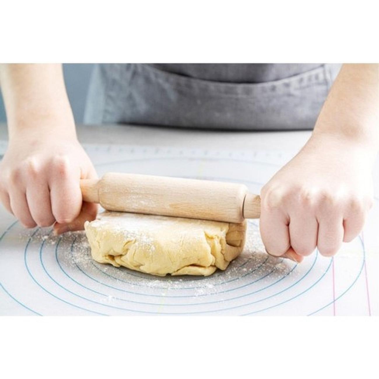 kc-beech-wood-mini-rolling-pin-23cm - KitchenCraft Beech Wood Mini 23cm Rolling Pin