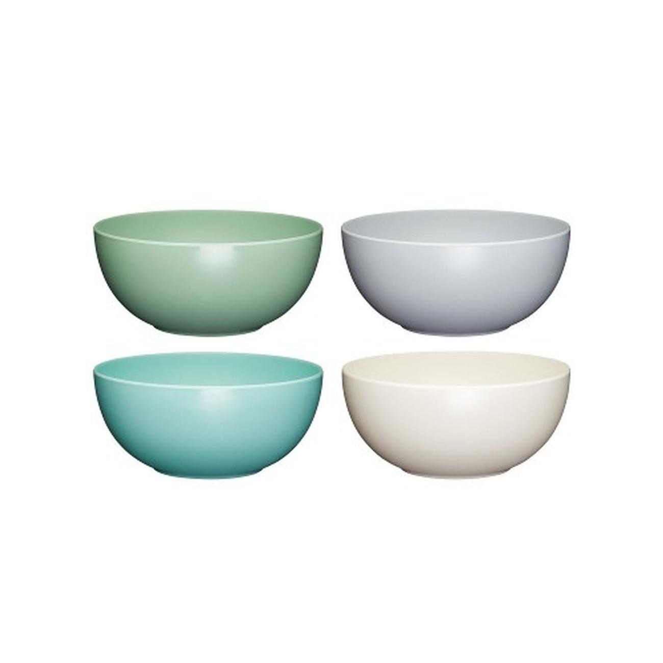 kc-colourworks-classics-melamine-bowls - KitchenCraft Colourworks Classics Melamine Bowls