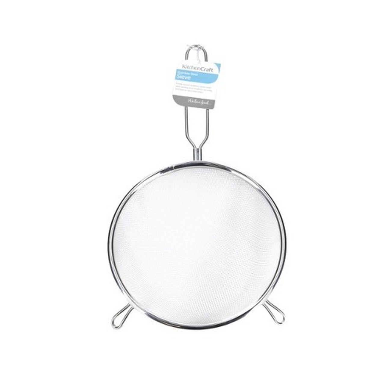 kc-ss-round-sieve-18cm - KitchenCraft Stainless Steel Round Sieve 18cm