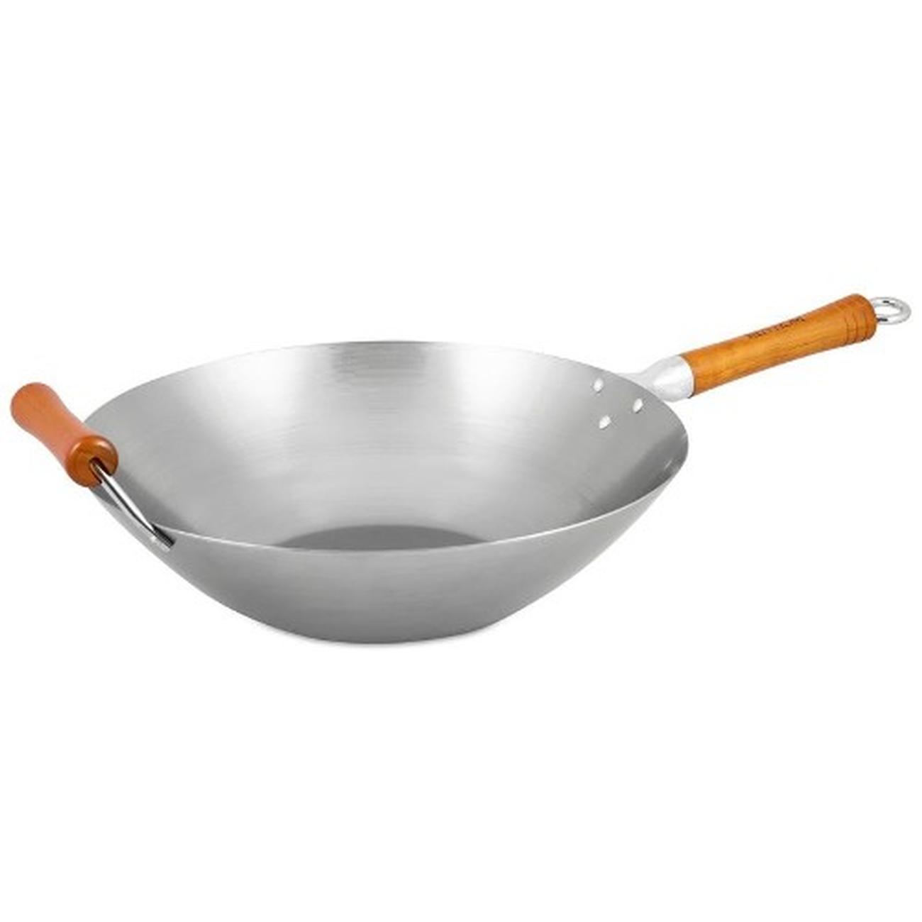 ken-hom-excellence-wok-36cm-carbon-steel - Ken Hom Excellence Carbon Steel Wok 36cm