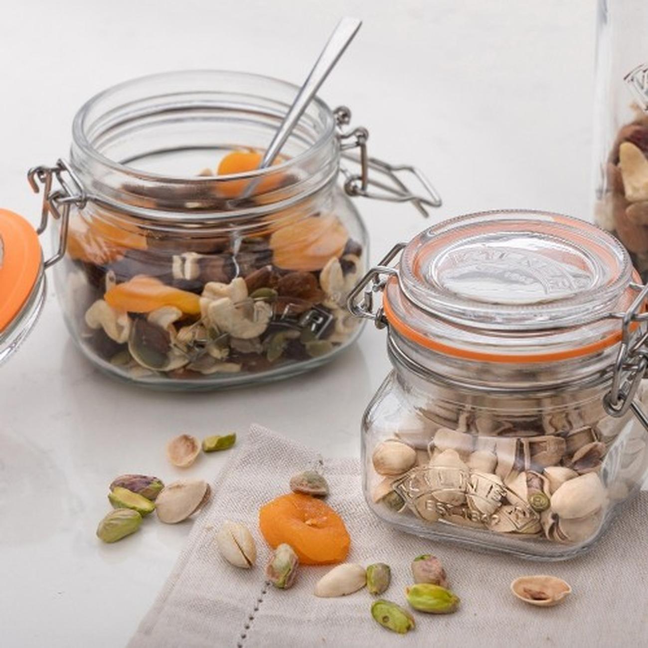 kilner-clip-top-square-jar-0.25-litre - Kilner Clip Top Square Jar 0.25 Litre