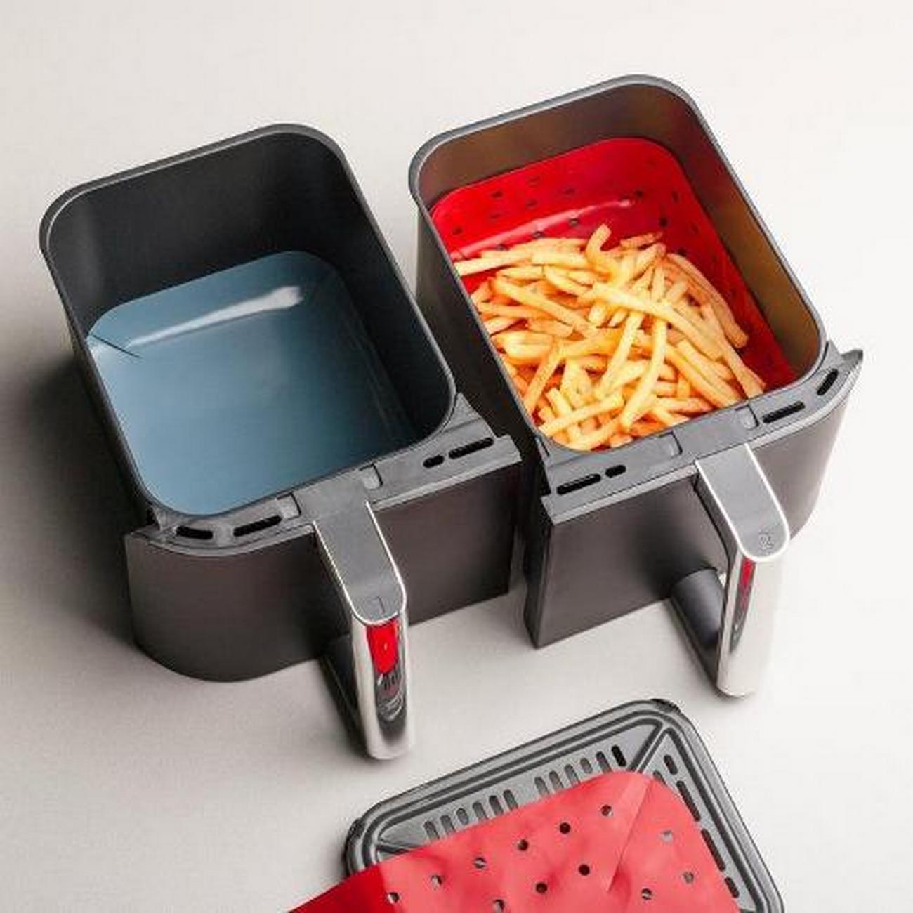 kilo-air-fryer-liner-dual-drawer-set-of-4 - Kilo Air Fryer Liner Dual Drawer Set of 4