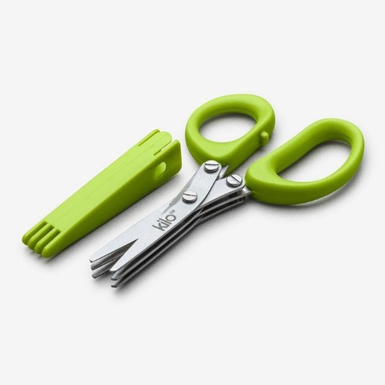 kilo-mini-herb-shears-with-cover - Kilo Mini Herb Shears with Cover