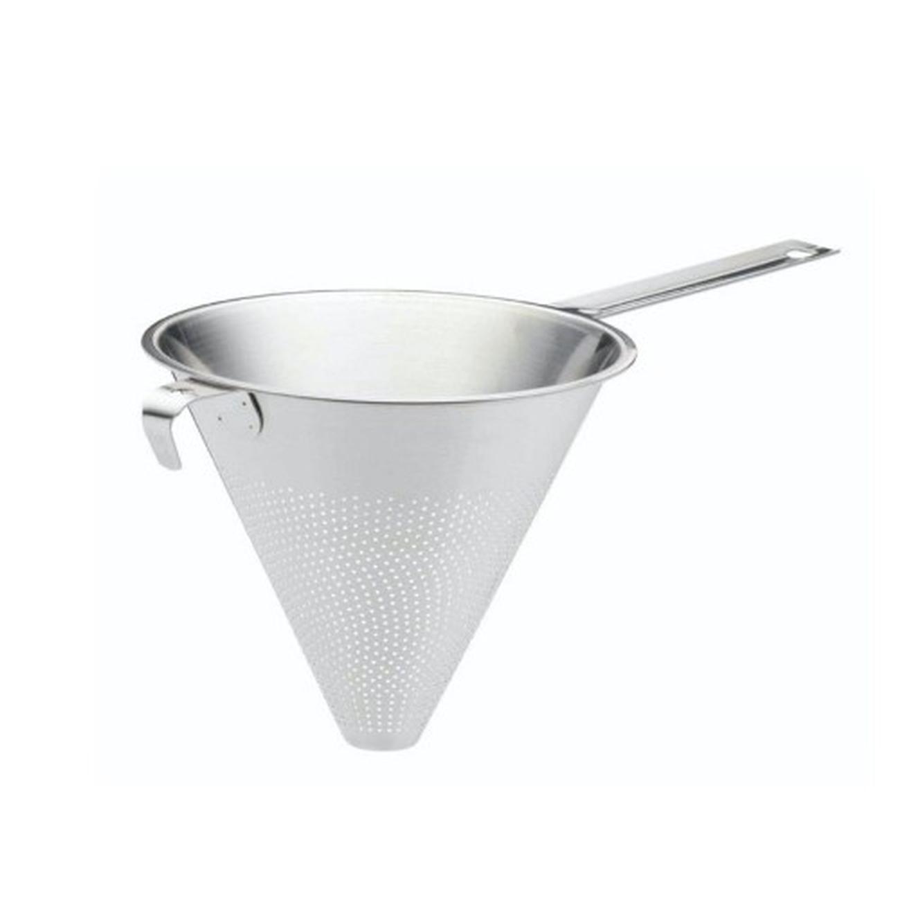 kitchecraft-stainless-steel-conical-sieve-17.5cm - KitchenCraft Stainless Steel Conical Sieve 17.5cm
