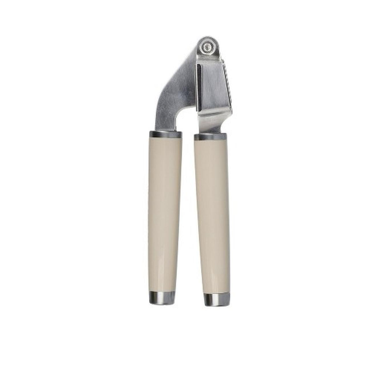 kitchen-aid-almond-cream-core-garlic-press-so - KitchenAid Stainless Steel Garlic Press Almond Cream
