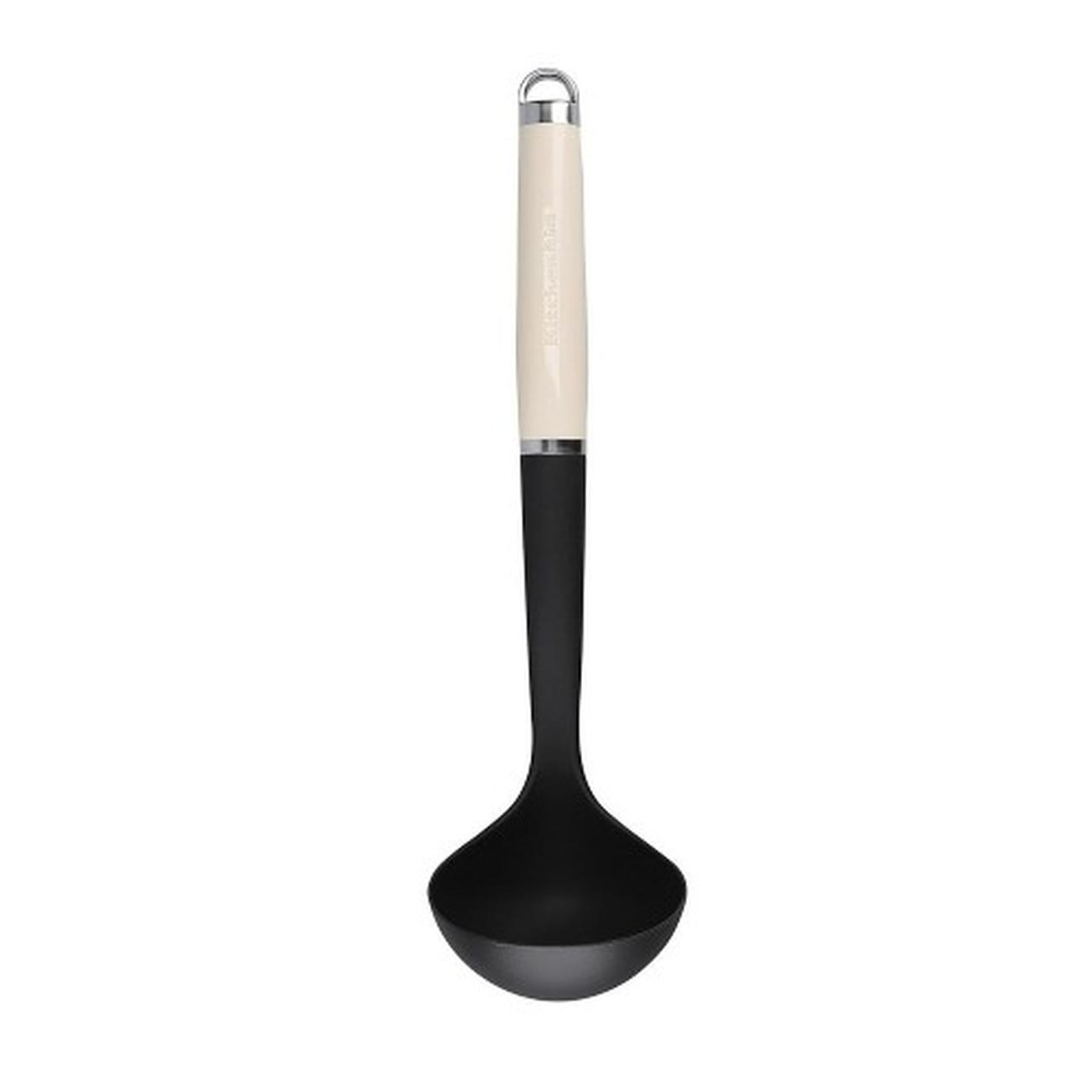 kitchen-aid-almond-cream-core-ladle - KitchenAid Nylon Cooking Ladle Almond Cream