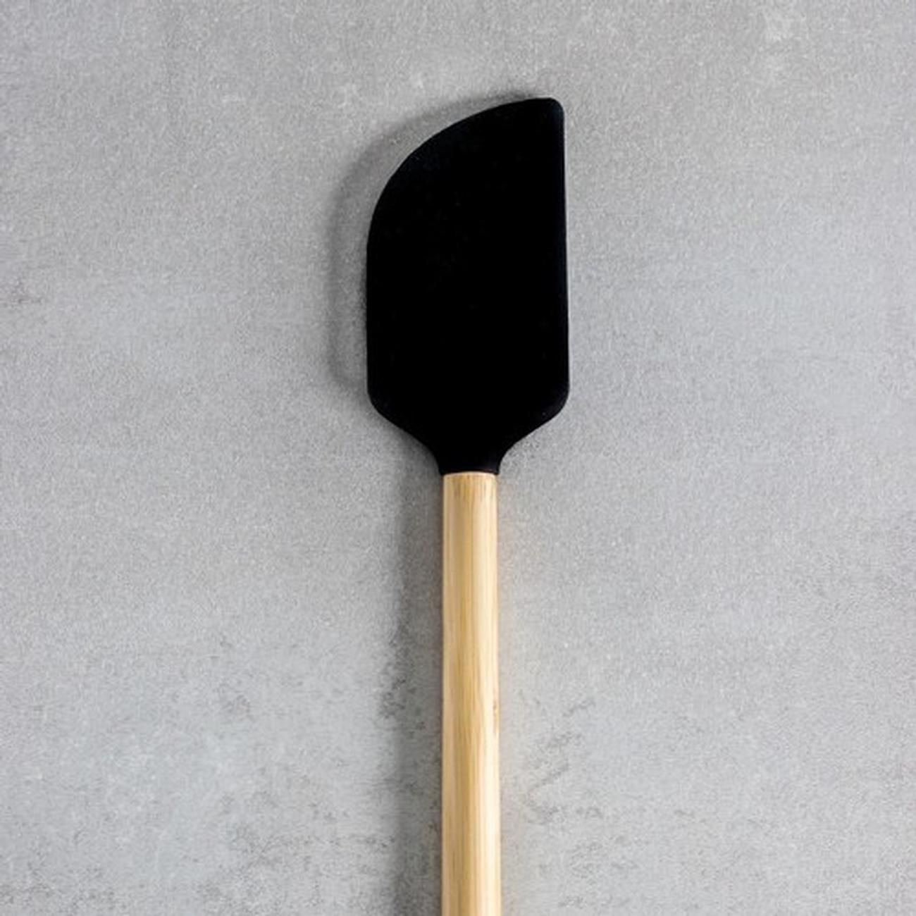 kitchen-aid-bamboo-scraper-spatula-so - KitchenAid Bamboo Scraper Spatula