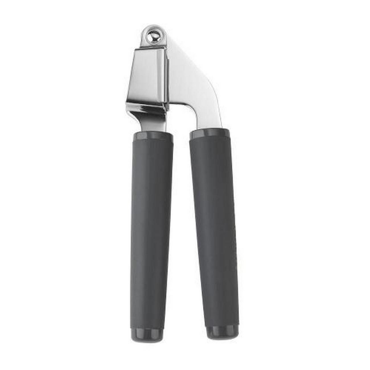 kitchen-aid-core-garlic-press-charcoal-grey - KitchenAid Soft Grip Garlic Press Charcoal Grey