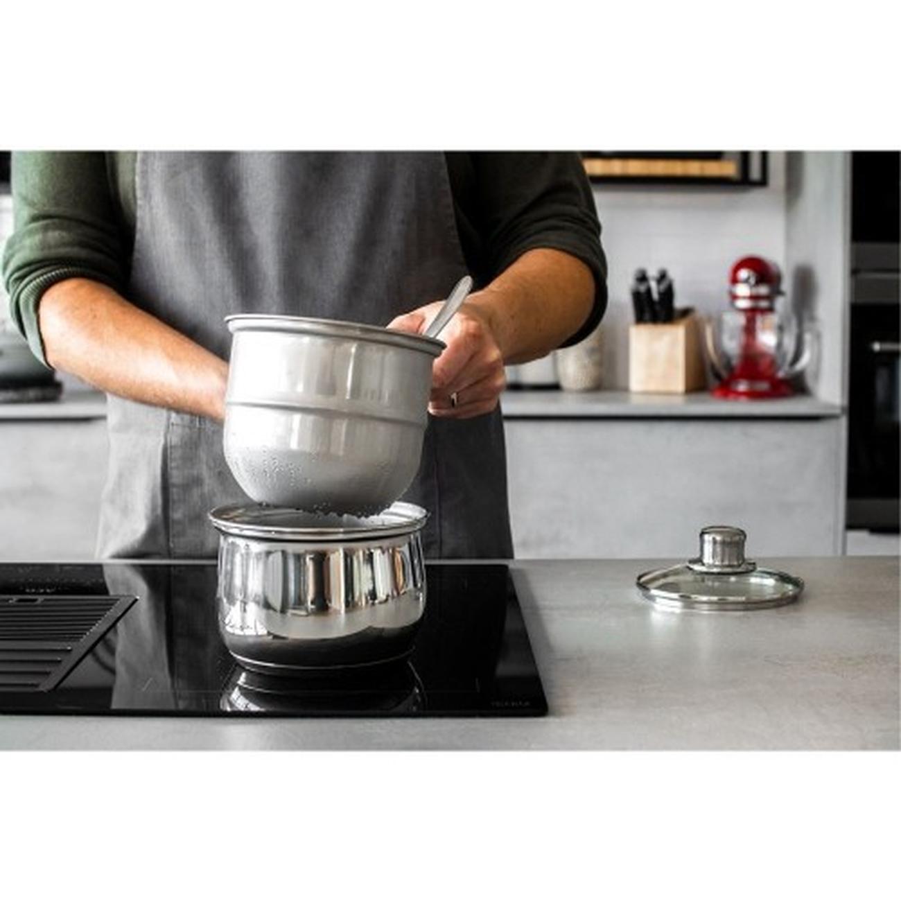 kitchen-craft-stainless-steel-porringer - KitchenCraft Stainless Steel Porringer