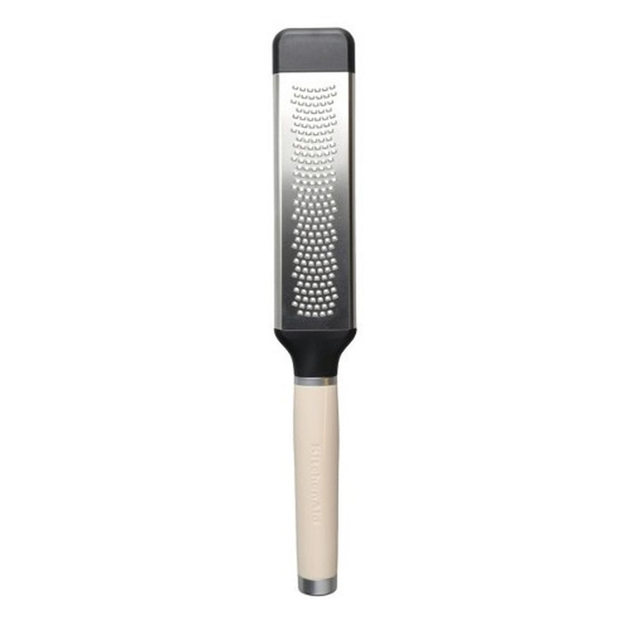 kitchenaid-almond-cream-core-fine-etched-grater-so - KitchenAid Etched Fine Grater Almond Cream