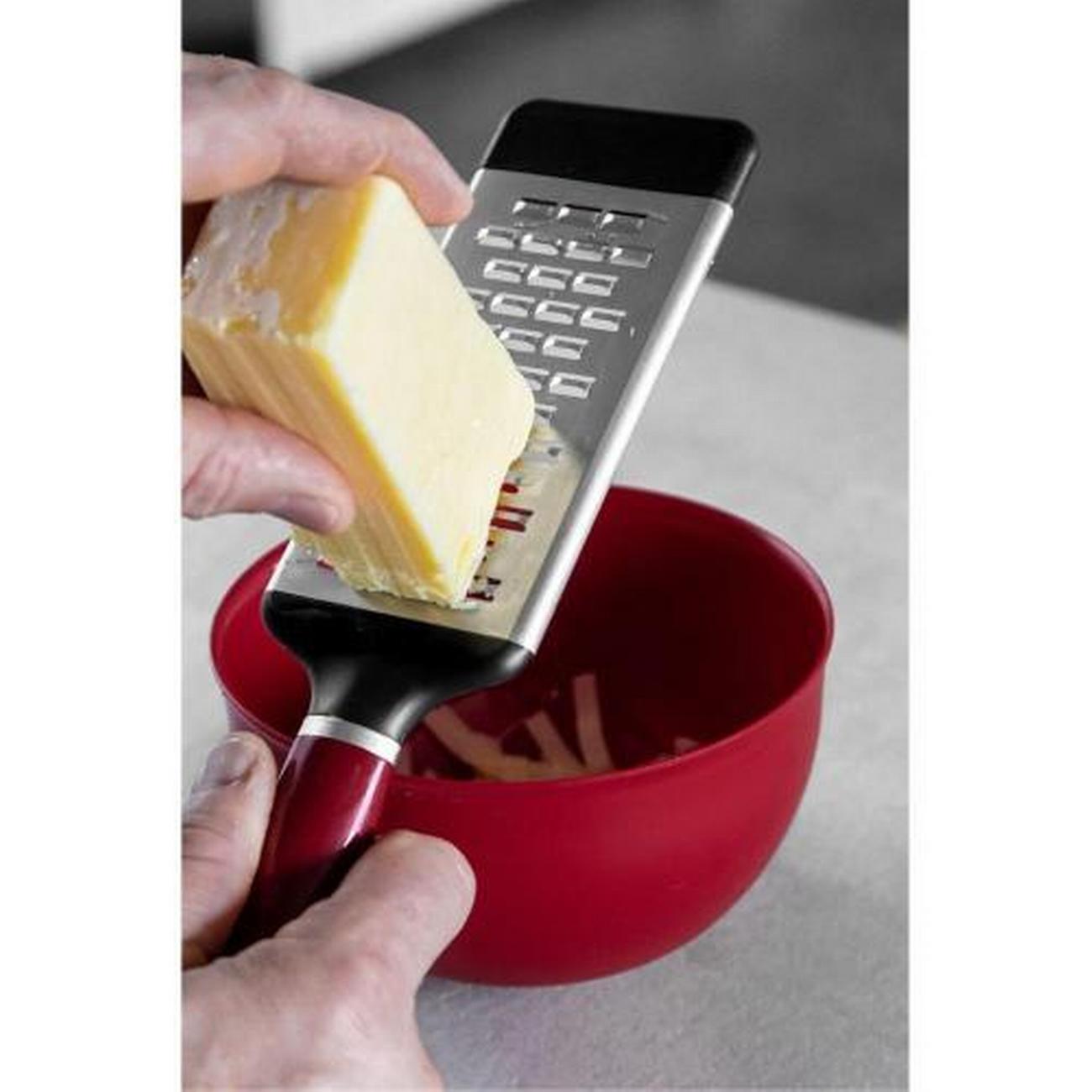 kitchenaid-etched-cheese-grater-empire-red - KitchenAid Etched Cheese Grater Empire Red
