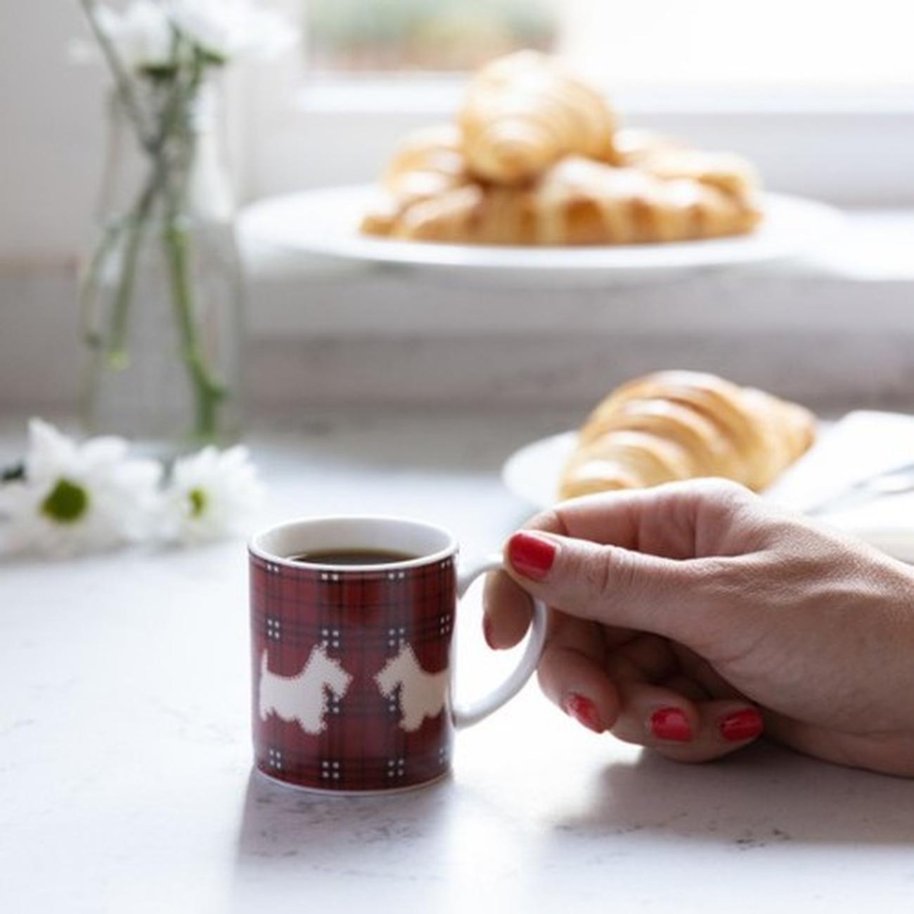 kitchencraft-80ml-porcelain-espresso-cup-scottie-dog - KitchenCraft 80ml Porcelain Espresso Cup Scottie Dog