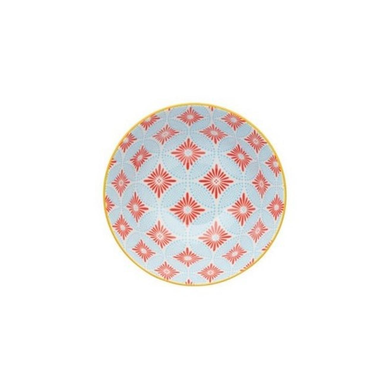 kitchencraft-pale-blue-detailed-ceramic-bowl - KitchenCraft Pale Blue Detailed Ceramic Bowl