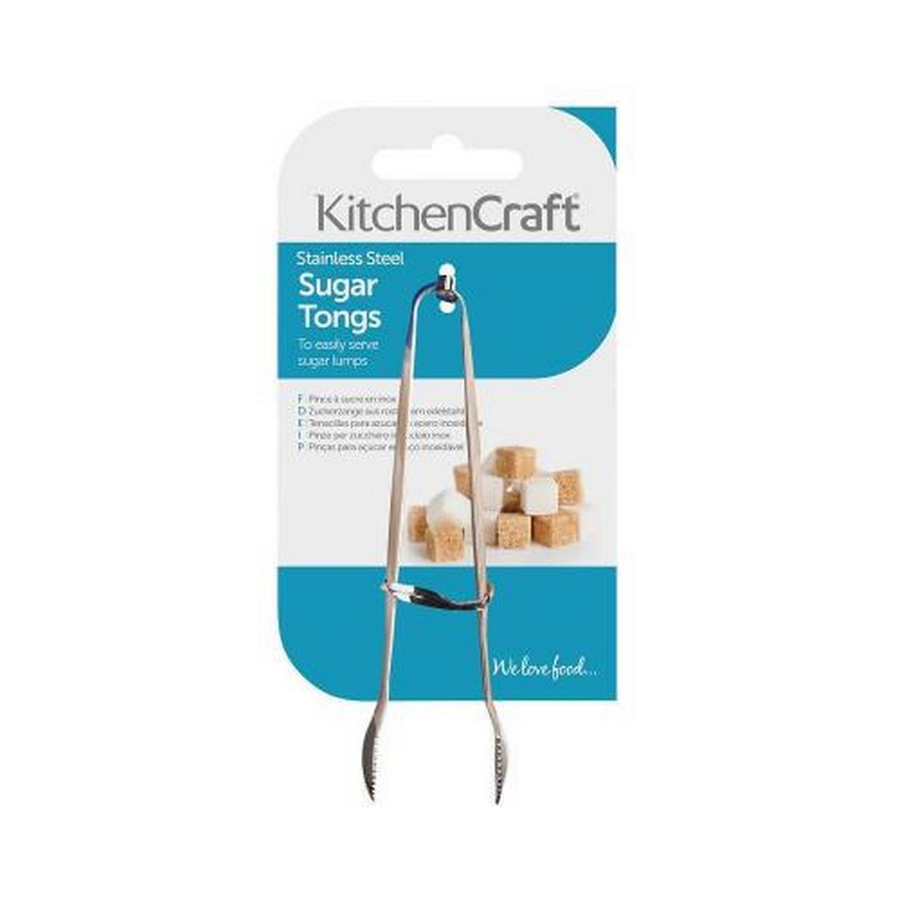 kitchencraft-stainless-steel-sugar-tongs - KitchenCraft Stainless Steel Sugar Tongs