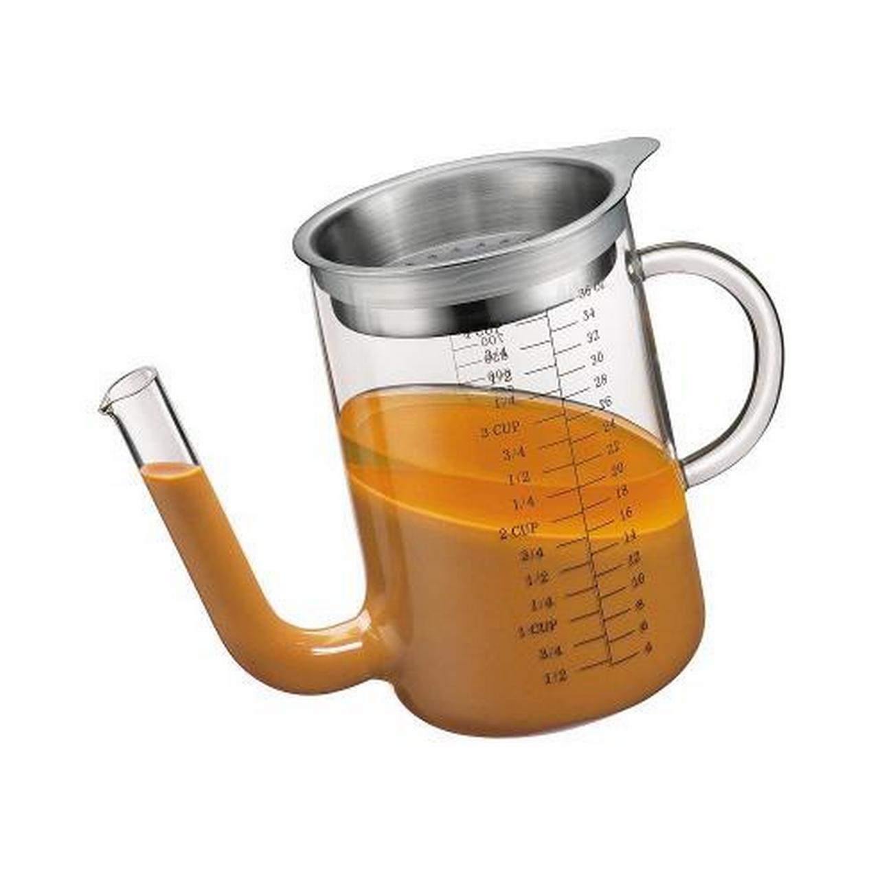 kuchenprofi-fat-separating-jug-glass - Kuchenprofi Fat Separating Glass Jug