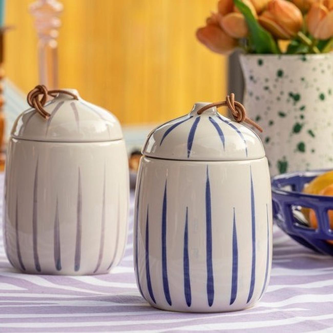 ladelle-carnival-cobalt-canister - Ladelle Carnival Canister Cobalt