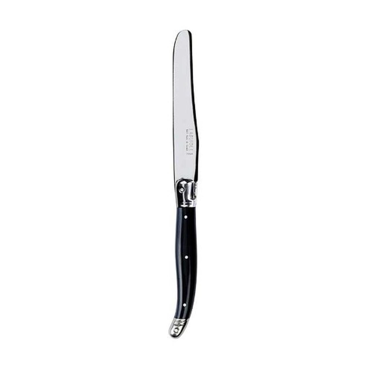 laguiole-table-knife-black - Laguiole Table Knife Black