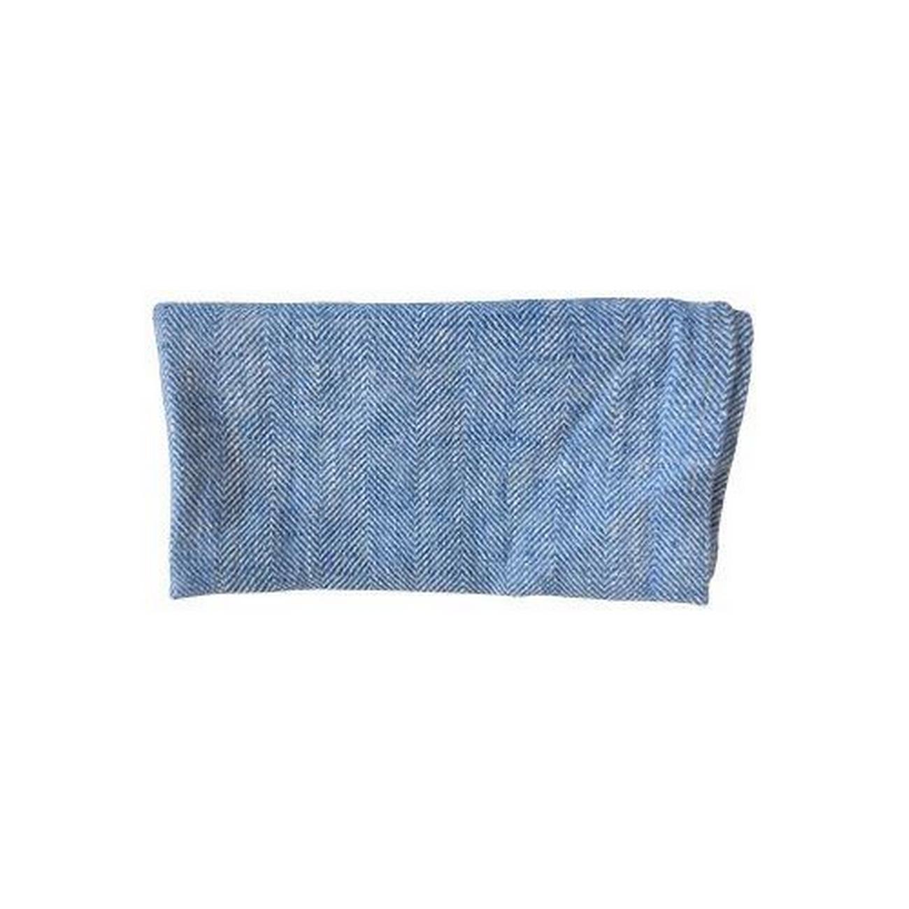linen-chevron-napkin-blue-white - Linen Chevron Napkin Blue White