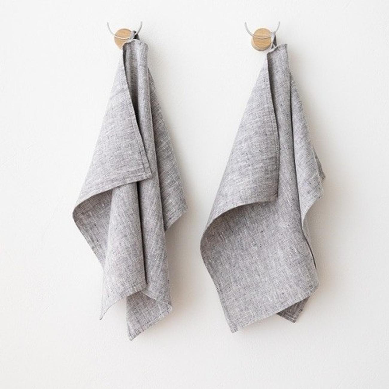 linen-francesca-graphite-napkin - Linen Francesca Graphite Napkin