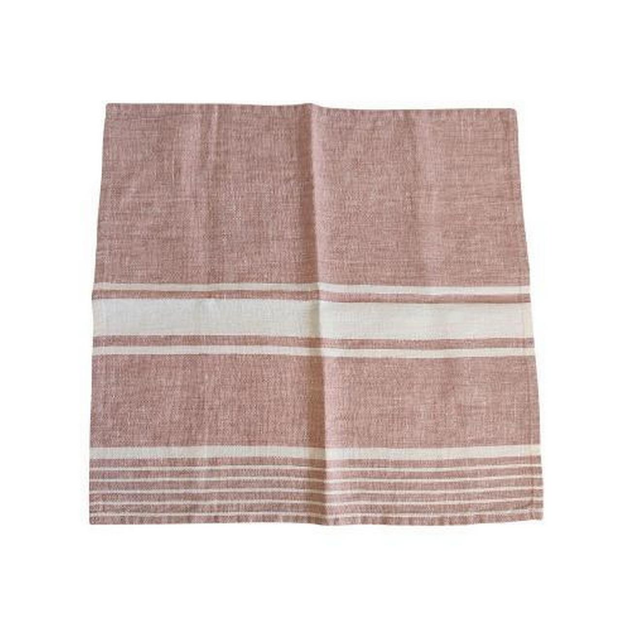 linen-turino-pink-white-napkin - Linen Turino Pink White Napkin