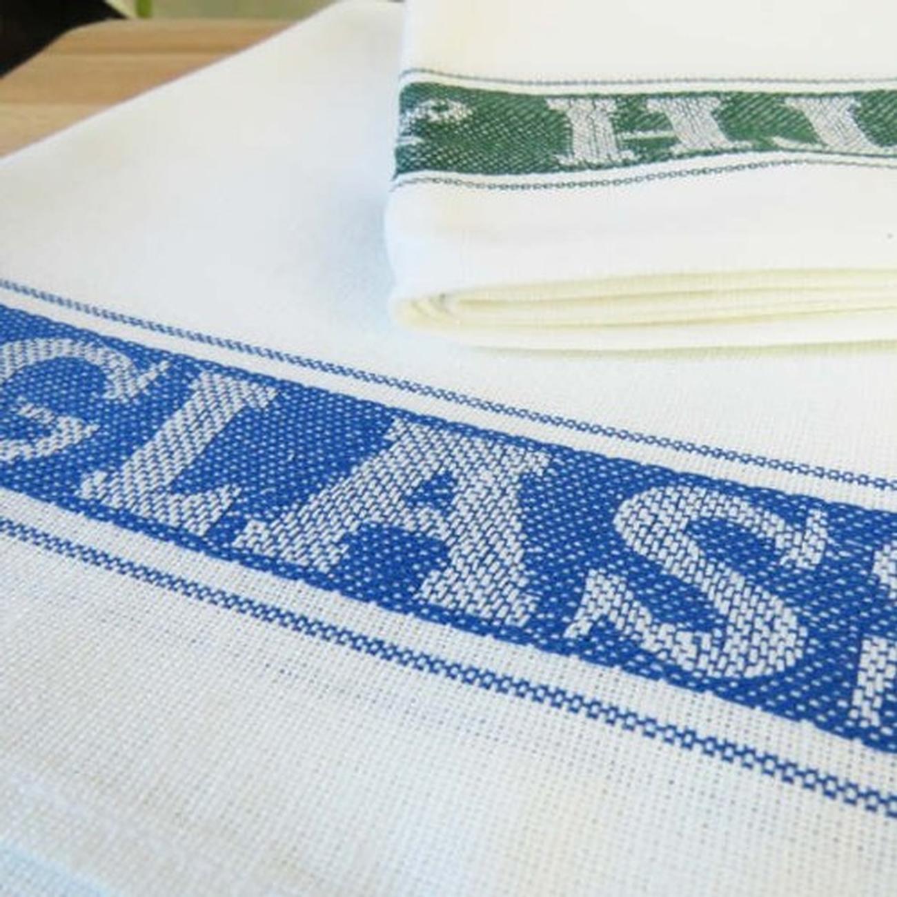 Linen-Union-Glass-Cloth-Blue - Linen Union Glass Cloth Blue