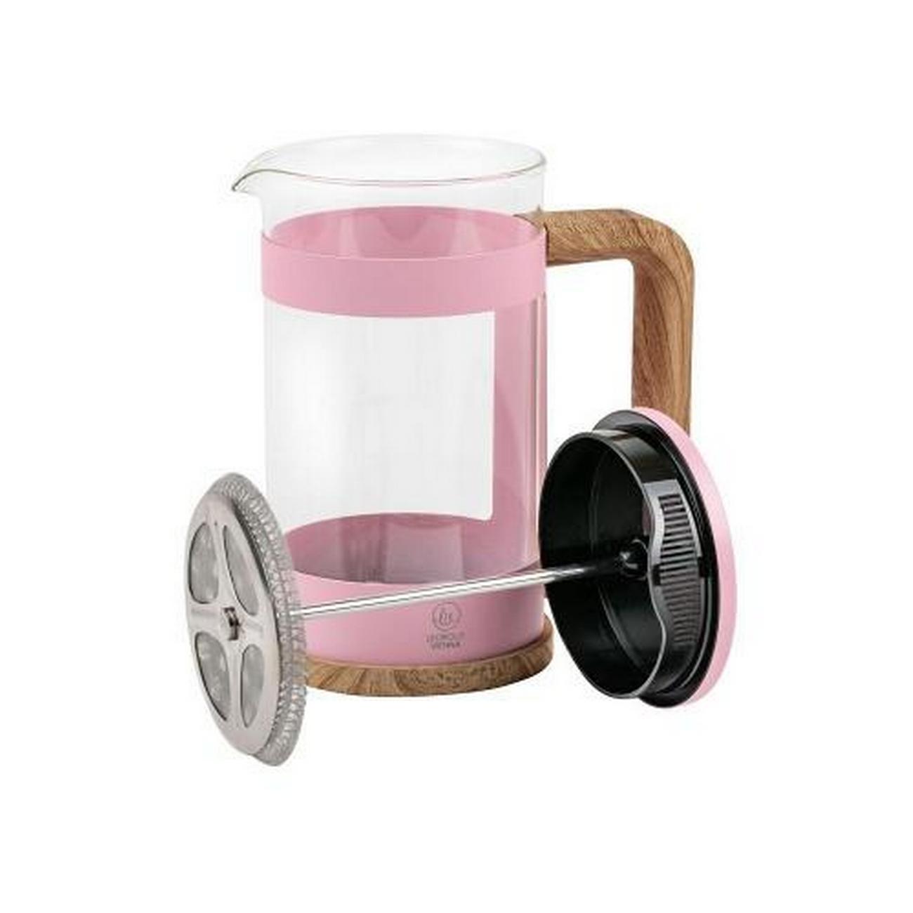 loepold-vienna-franca-pink-coffee-tea-maker-600ml - Leopold Vienna Franca Pink Coffee & Tea Maker 600ml