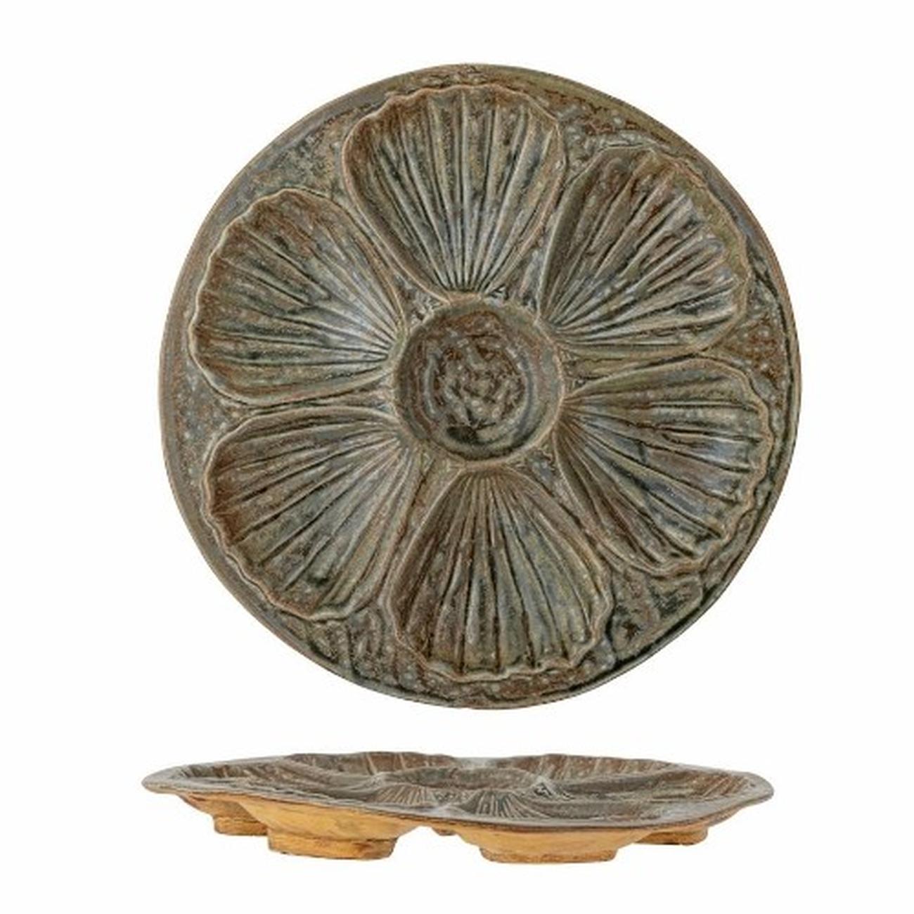 lois-tray-brown-stoneware - Lois Tray Brown Stoneware