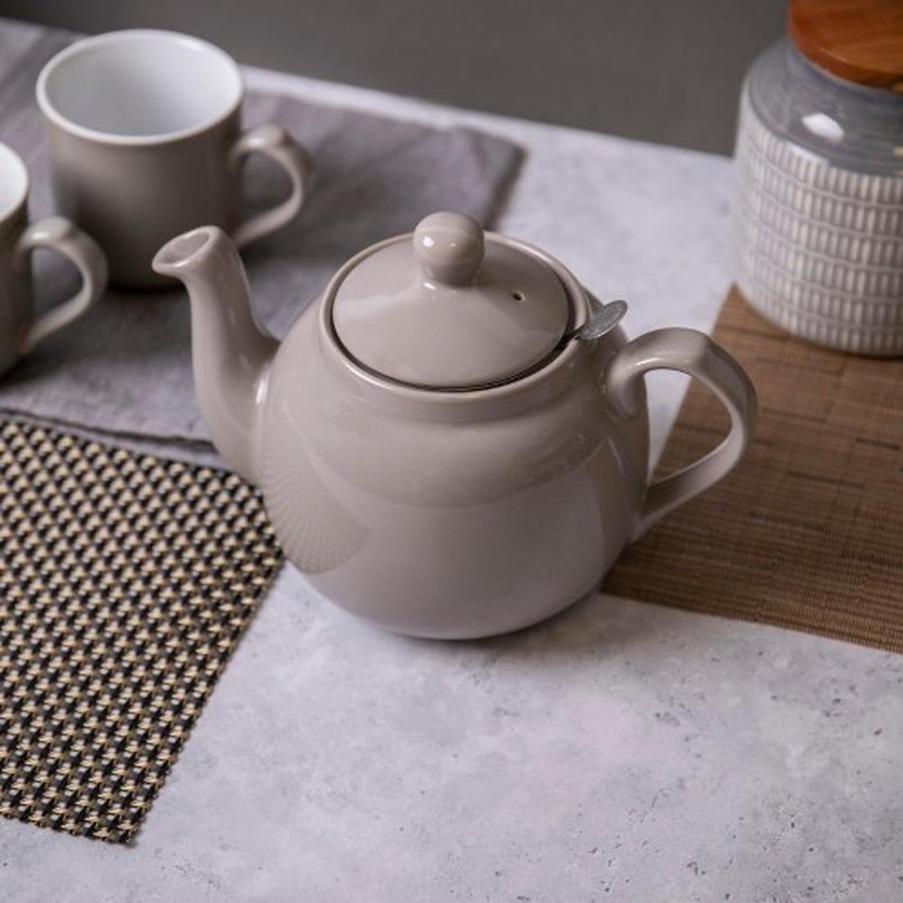 London Pottery Farmhouse Teapot 4 Cup Grey