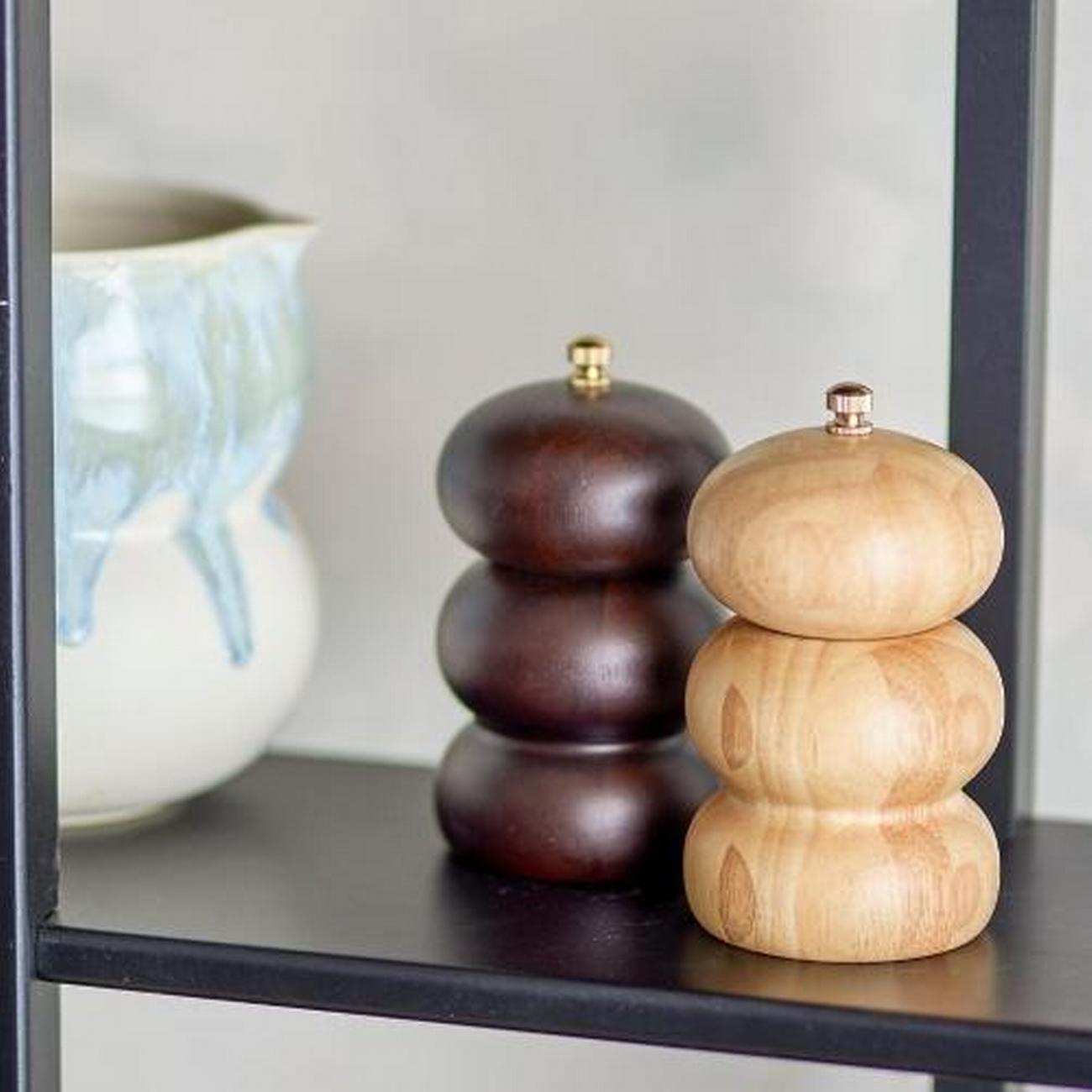 marge-salt-and-pepper-mill-nature-rubberwood - Marge Salt & Pepper Mill Nature Rubberwood 