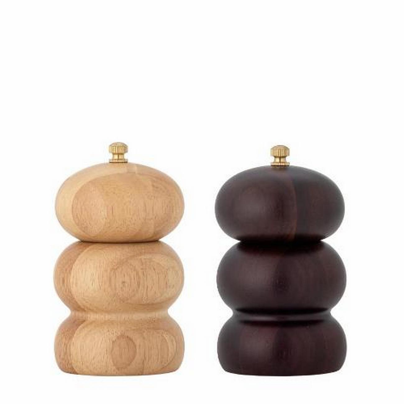 marge-salt-and-pepper-mill-nature-rubberwood - Marge Salt & Pepper Mill Nature Rubberwood 
