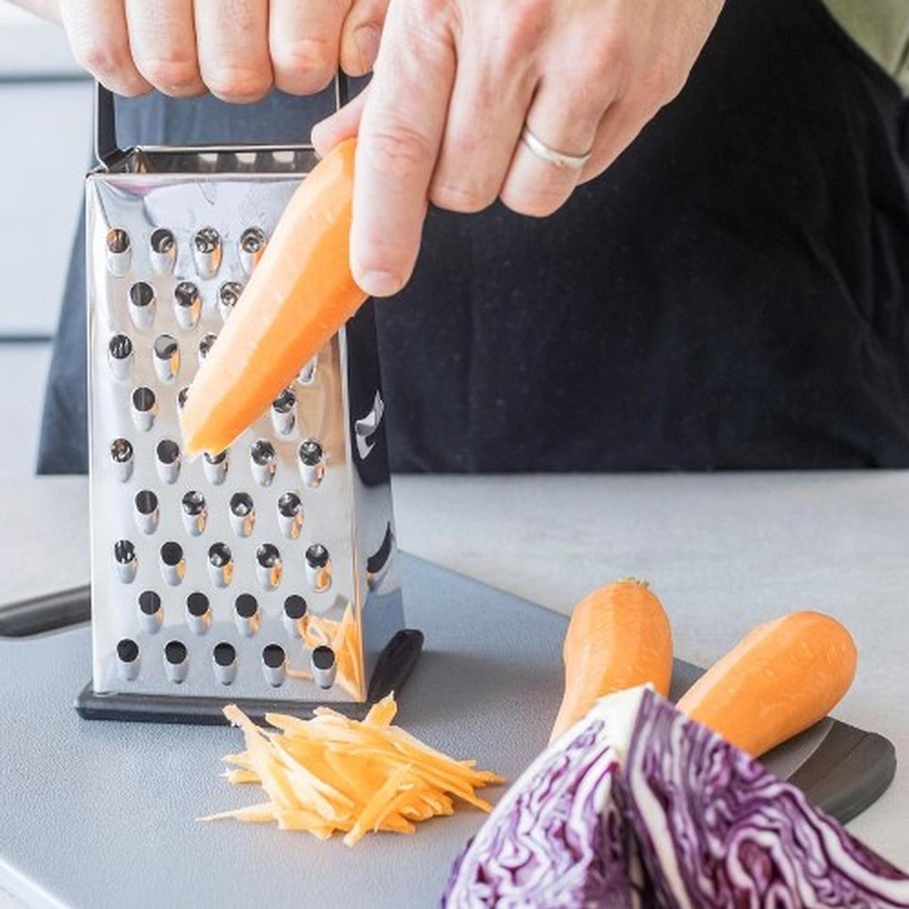masterclass-four-sided-box-grater-24.5cm - MasterClass Four Sided Box Grater 24.5cm 