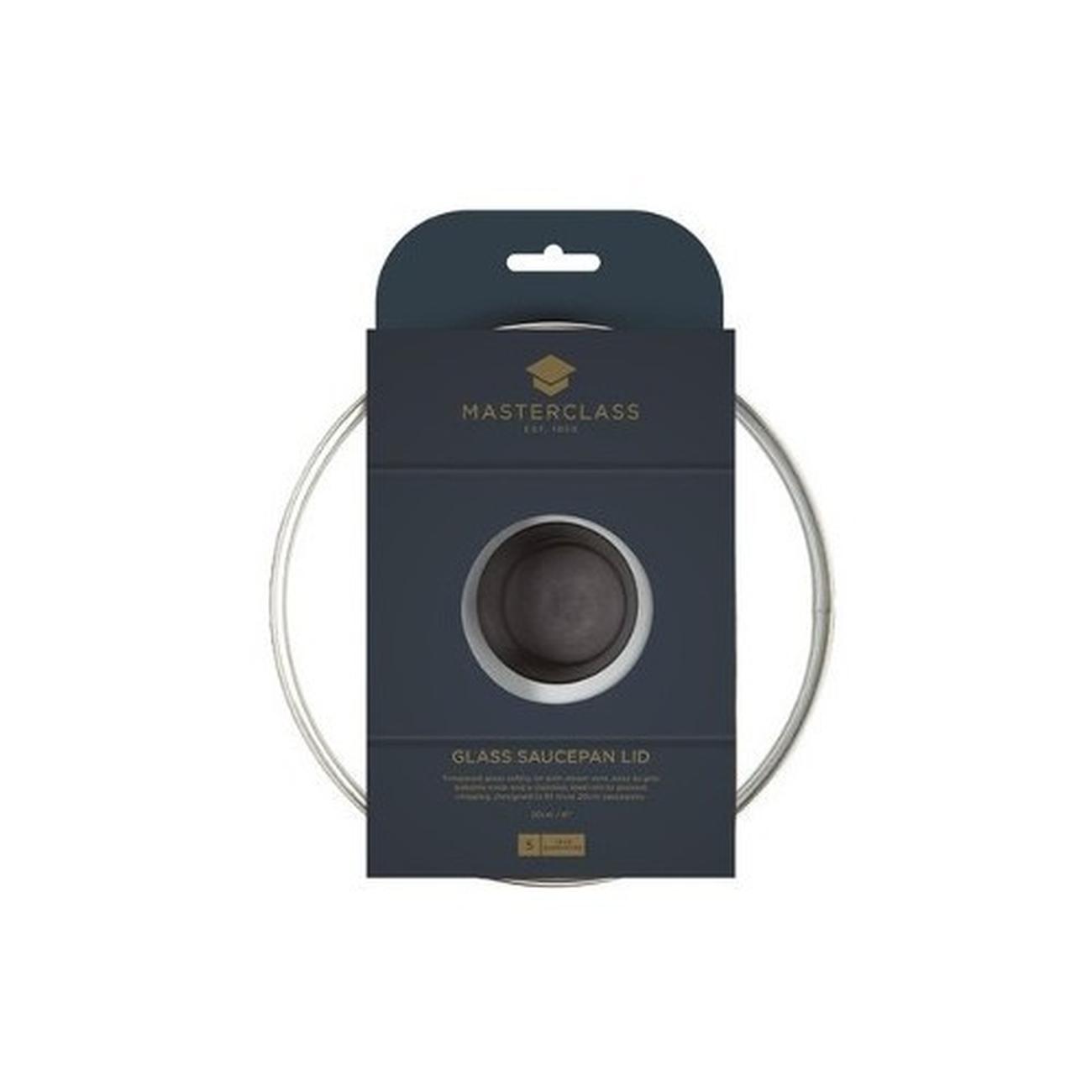 masterclass-glass-saucepan-lid-20cm - MasterClass Glass Saucepan Lid 20cm