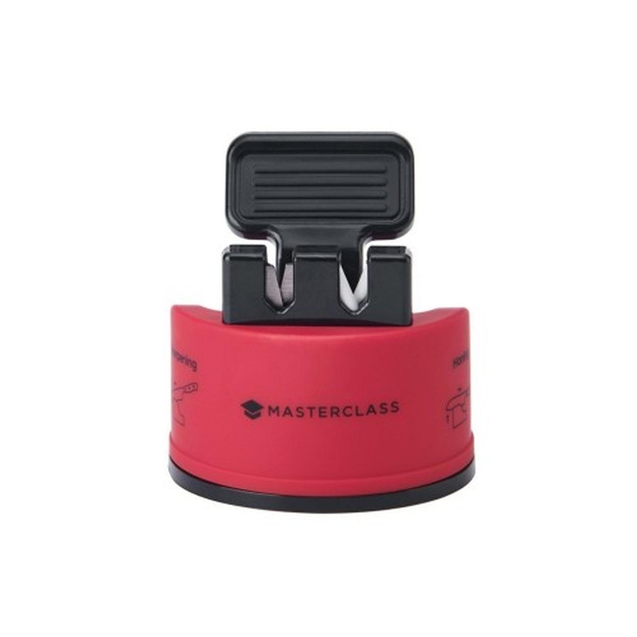 masterclass-red-smart-sharp-dual-knife-sharpener - MasterClass Red Smart Sharp Dual Knife Sharpener