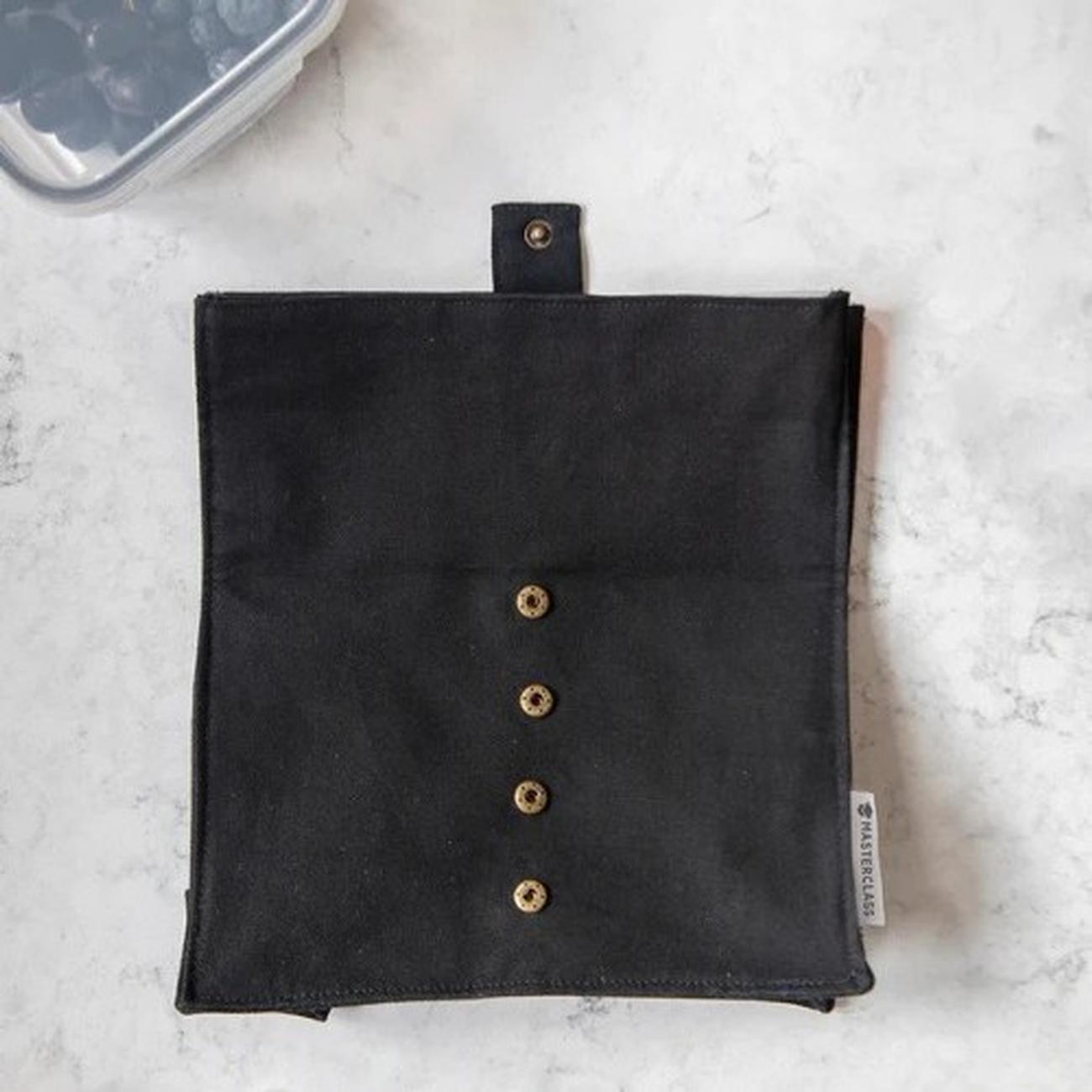 masterclass-roll-top-bag-black - MasterClass Roll Top Lunch Bag-Black