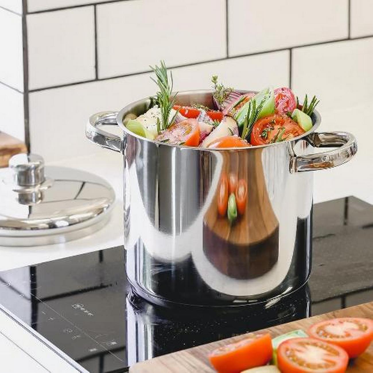 masterclass-stainless-steel-stockpot-5-5l - MasterClass Stainless Steel Stockpot 5.5L