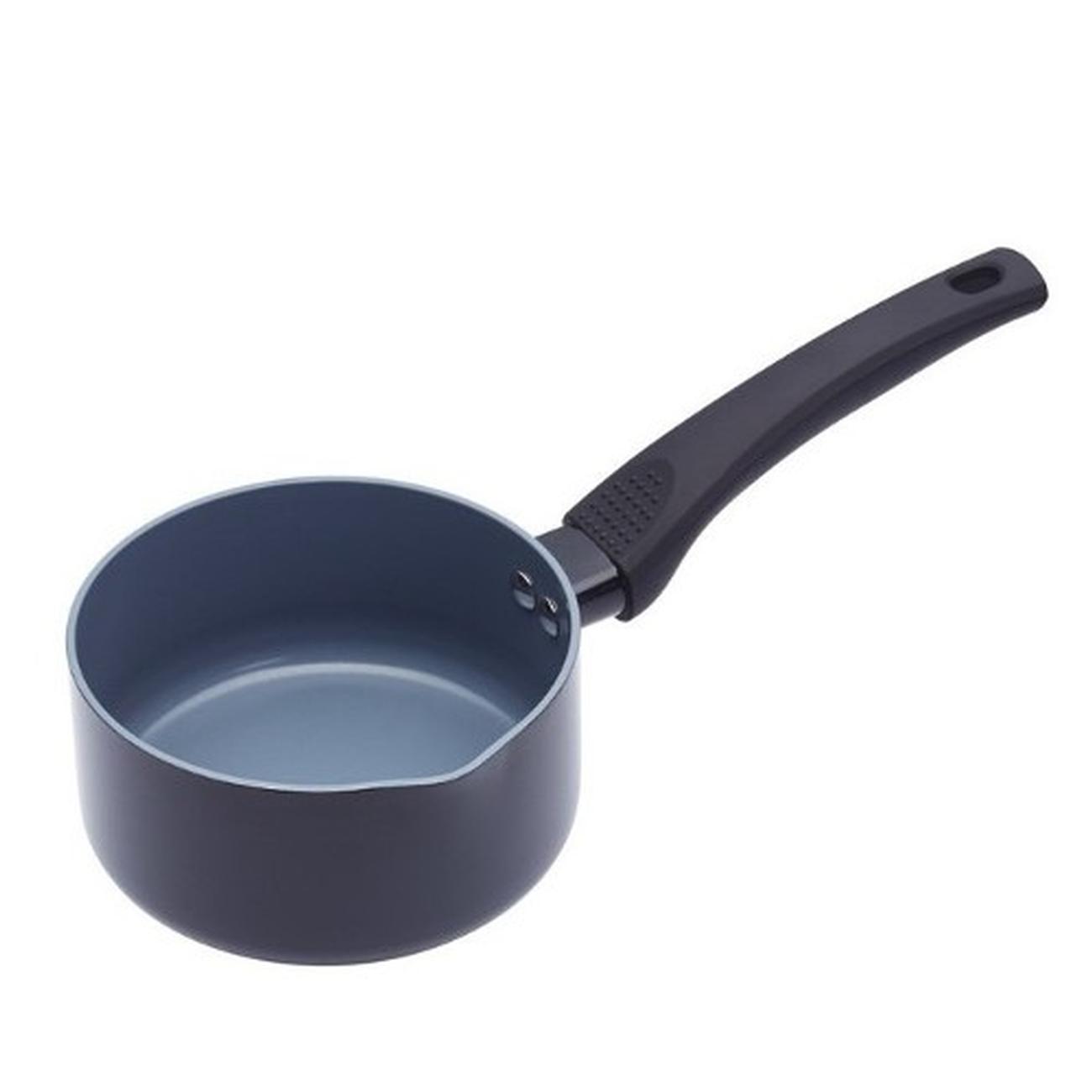 mc-ceramic-non-stick-induction-milk-pan - MasterClass Ceramic Non-Stick Induction Ready Milk Pan 14cm
