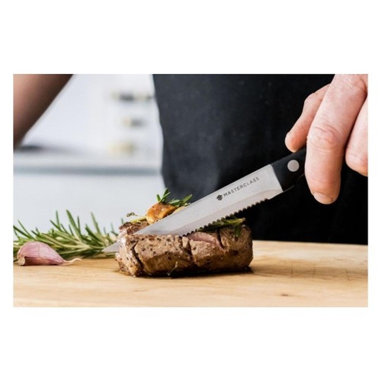 mc-deluxe-6piece-steak-knife-set - MasterClass Deluxe 6 Piece Steak Knife Set