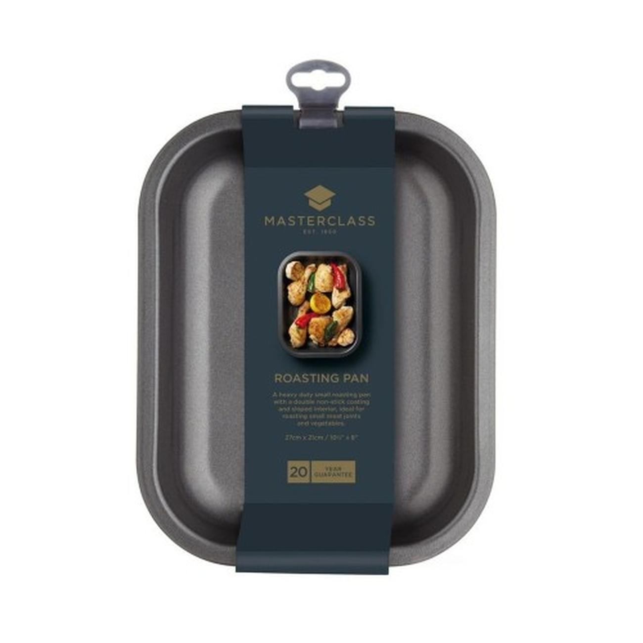 mc-hb-roasting-pan-27x21cm-non-stick - MasterClass Non-Stick Sloped Sided Open Roaster