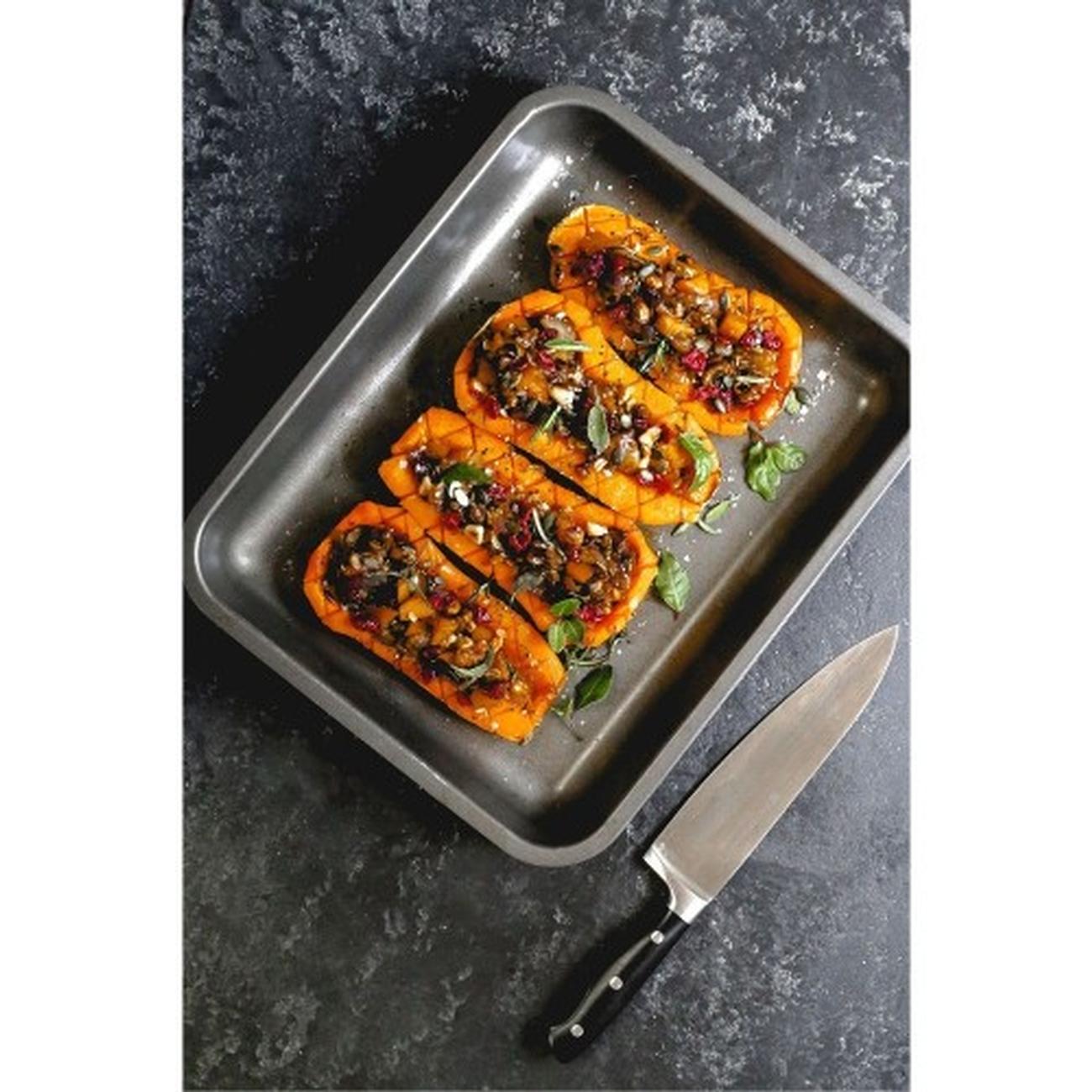 mc-hb-roasting-pan-27x21cm-non-stick - MasterClass Non-Stick Sloped Sided Open Roaster