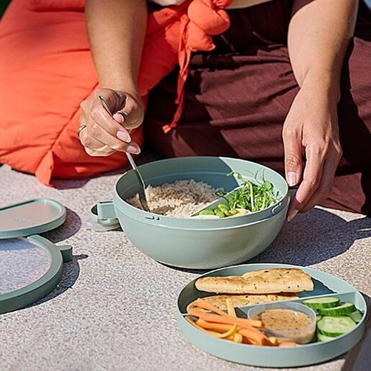 mepal-bento-lunch-bowl-vita-nordic-sage - Mepal Vita Bento Lunch Bowl Nordic Sage