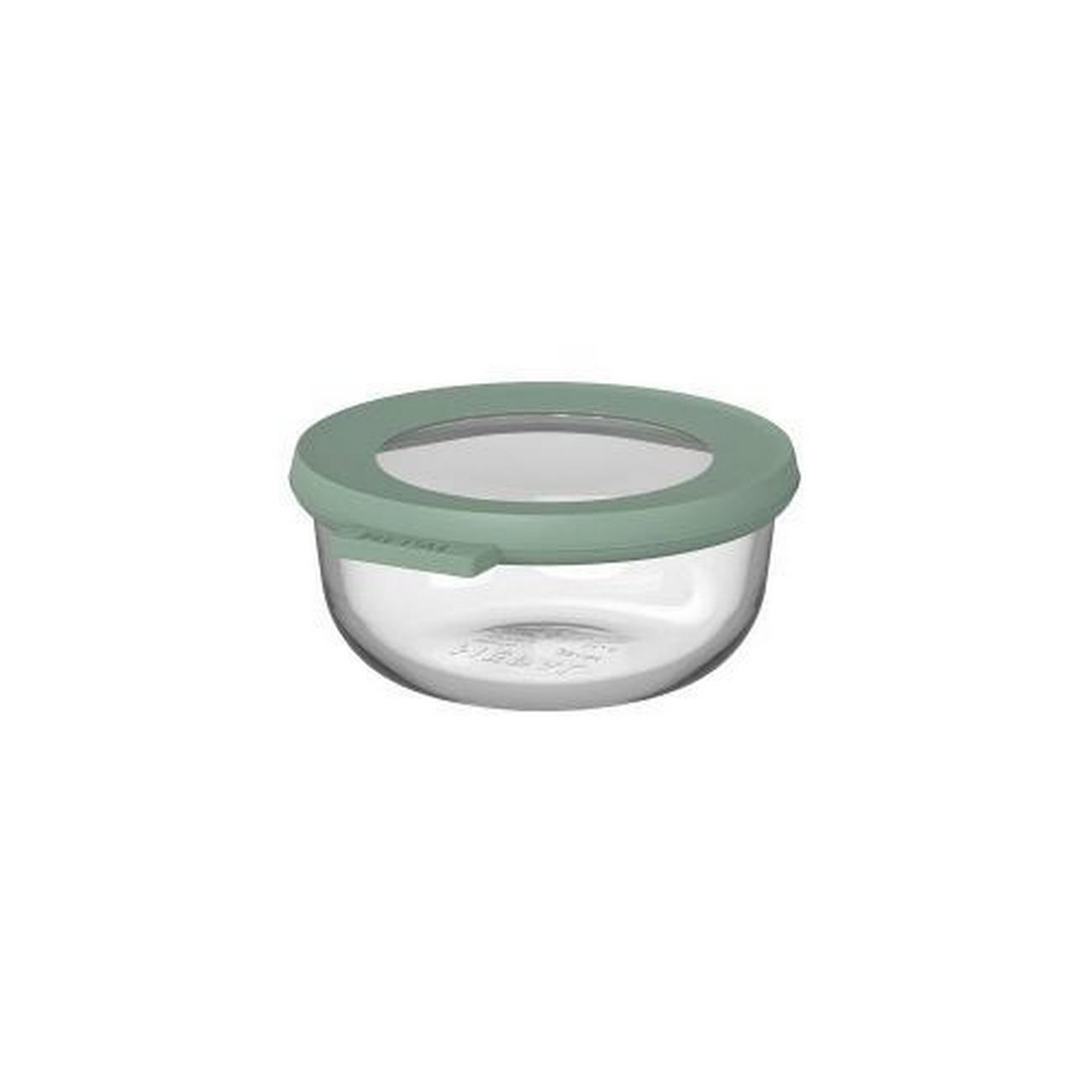 mepal-cirqula-glass-food-storage-container-nordic-sage-350ml - Mepal Cirqula Glass Food Storage Container Nordic Sage 350ml