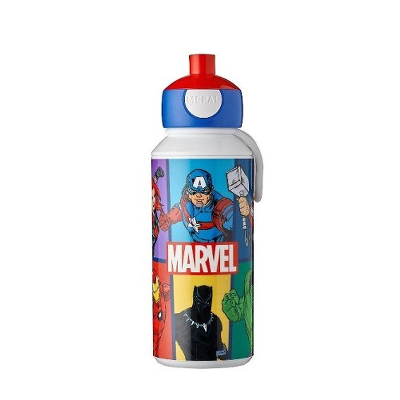 mepal-drinking-bottle-pop-up-campus-400ml-avengers - Mepal Avengers Drinking Bottle Pop-up 400ml