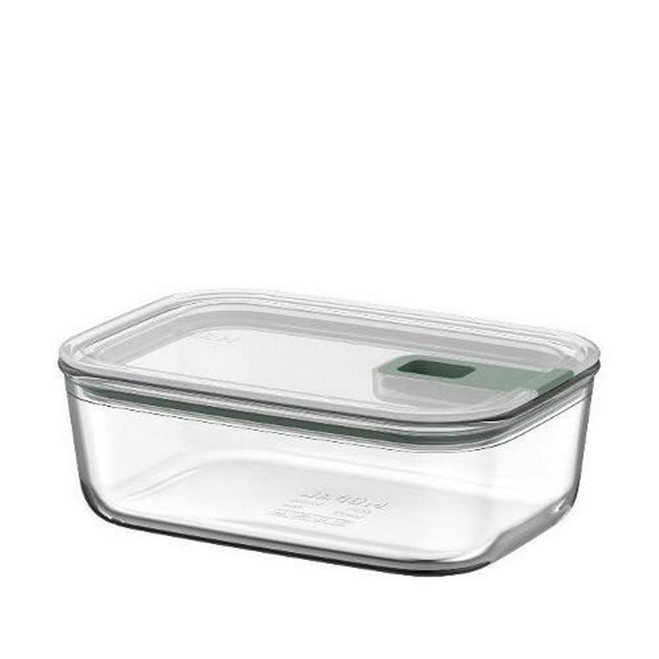 mepal-easy-clip-glass-food-storage-box-1000ml-nordic-sage - Mepal Easy Clip Glass Food Storage Box 1000ml-Nordic Sage
