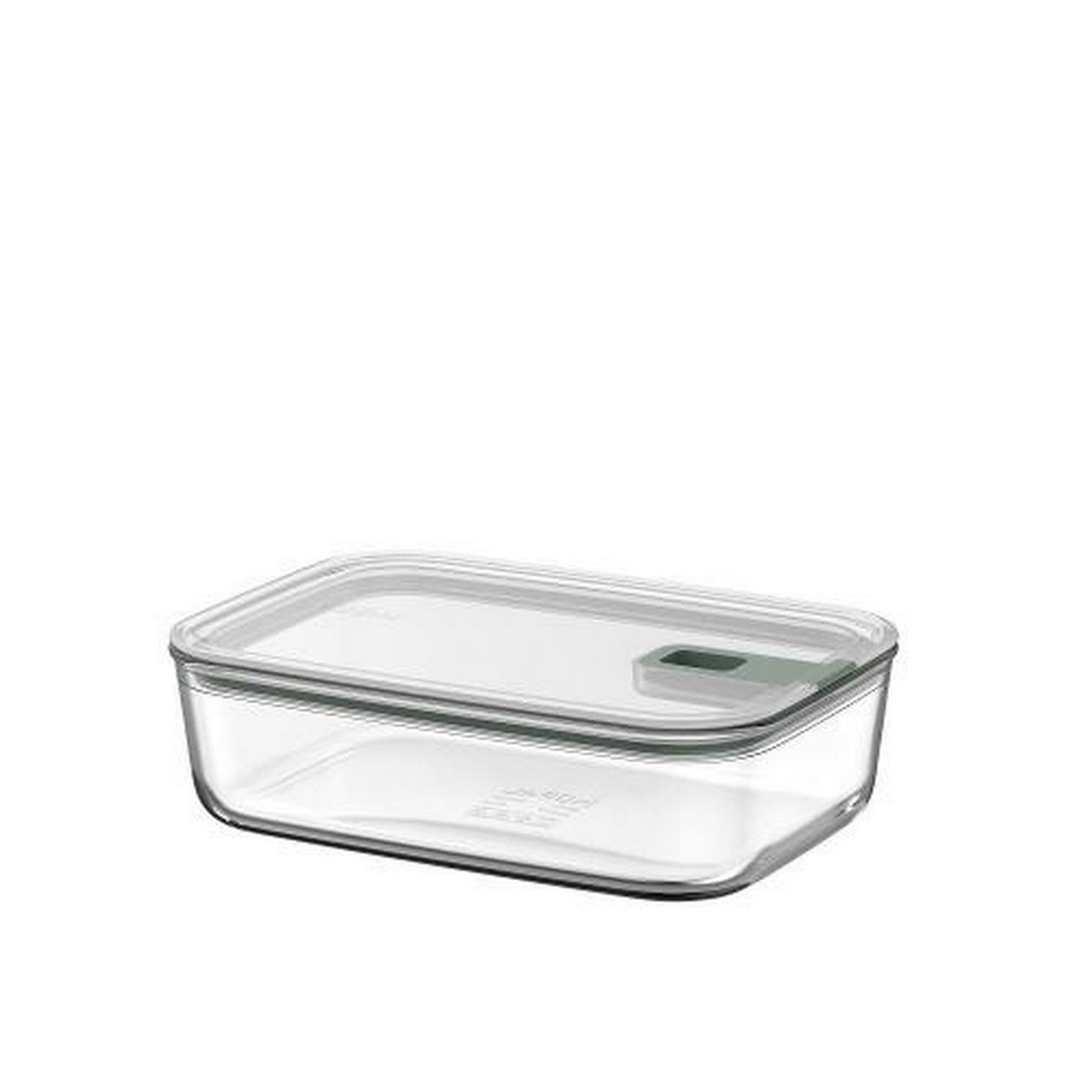 mepal-easy-clip-glass-food-storage-box-1500ml-nordic-sage - Mepal Easy Clip Glass Food Storage Box 1500ml-Nordic Sage