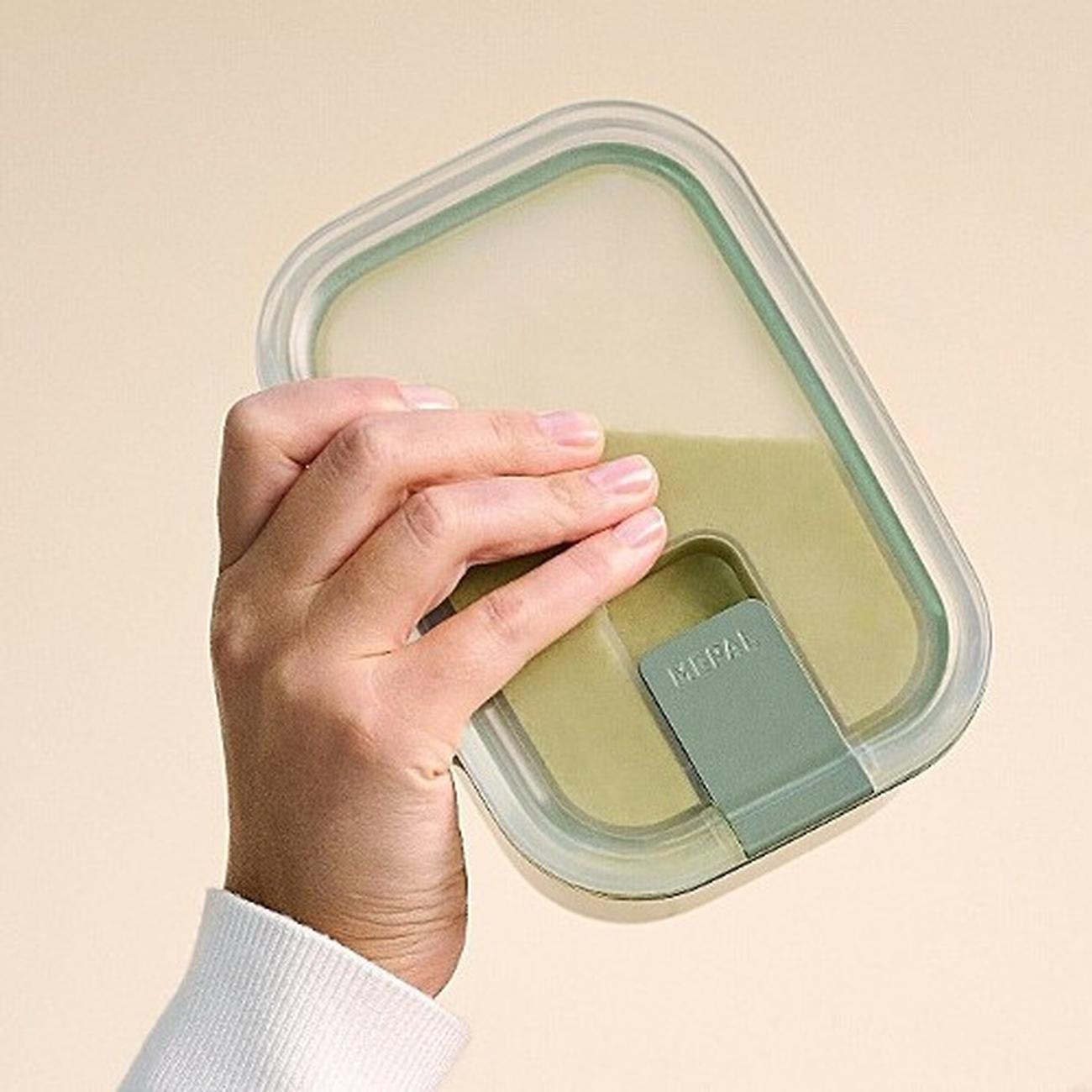 mepal-easy-clip-food-storage-box-700ml-nordic-sage - Mepal Easy Clip Food Storage Box 700ml-Nordic Sage