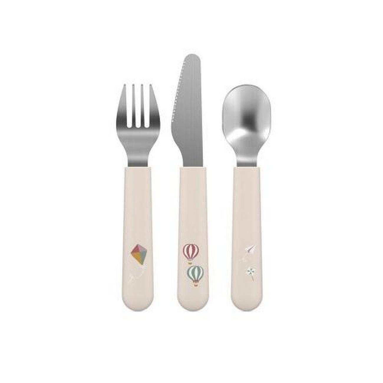 mepal-mio-children-cutlery-set-sunshine-rainbow - Mepal Mio Children Cutlery Set Sunshine & Rainbow